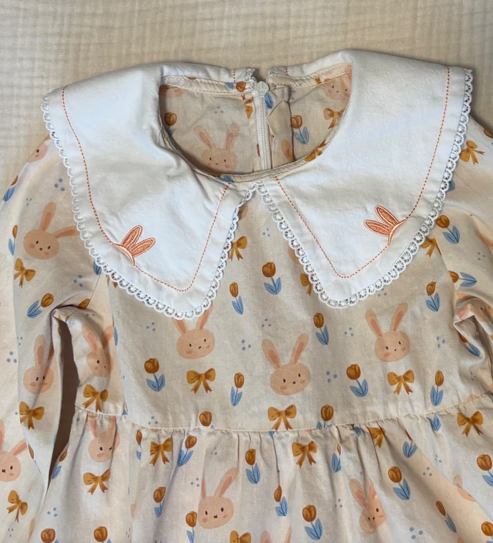 4T Toddler Girls Bunny Dress - photo 2
