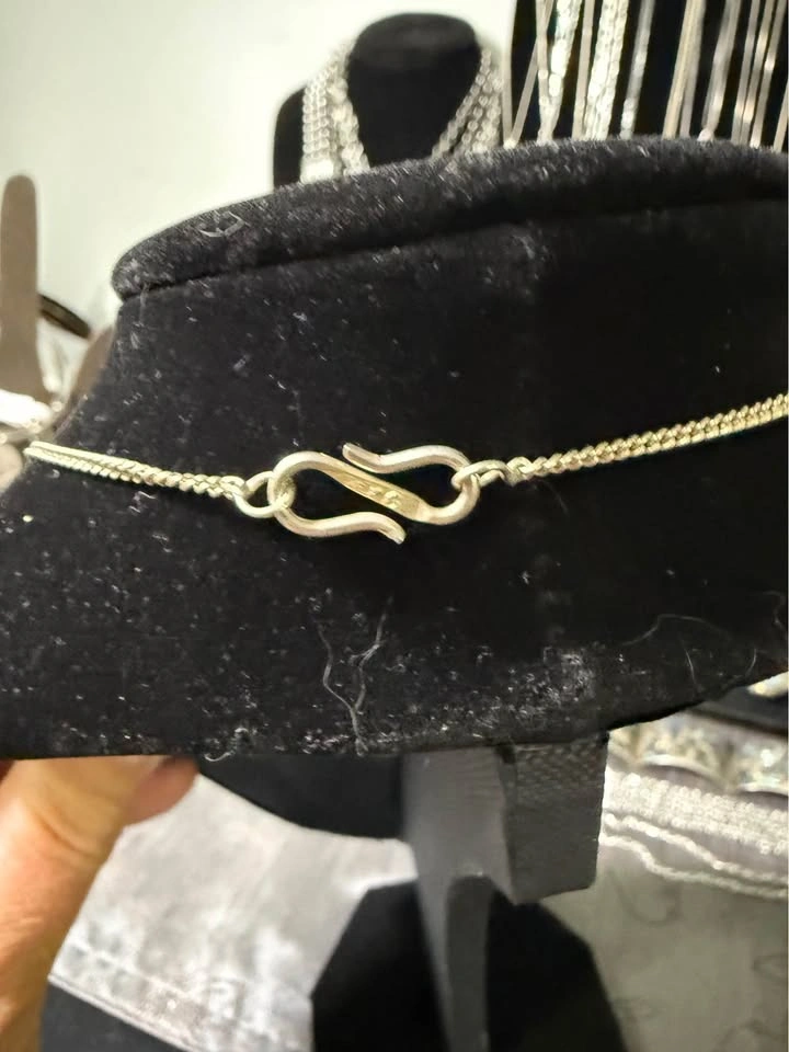 Beautiful VTG Sterling & Black Onyx Necklace - photo 2