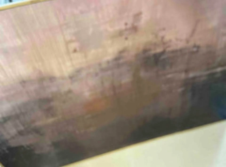 Earthy Abstract Framed Canvas Wall Art - photo 2