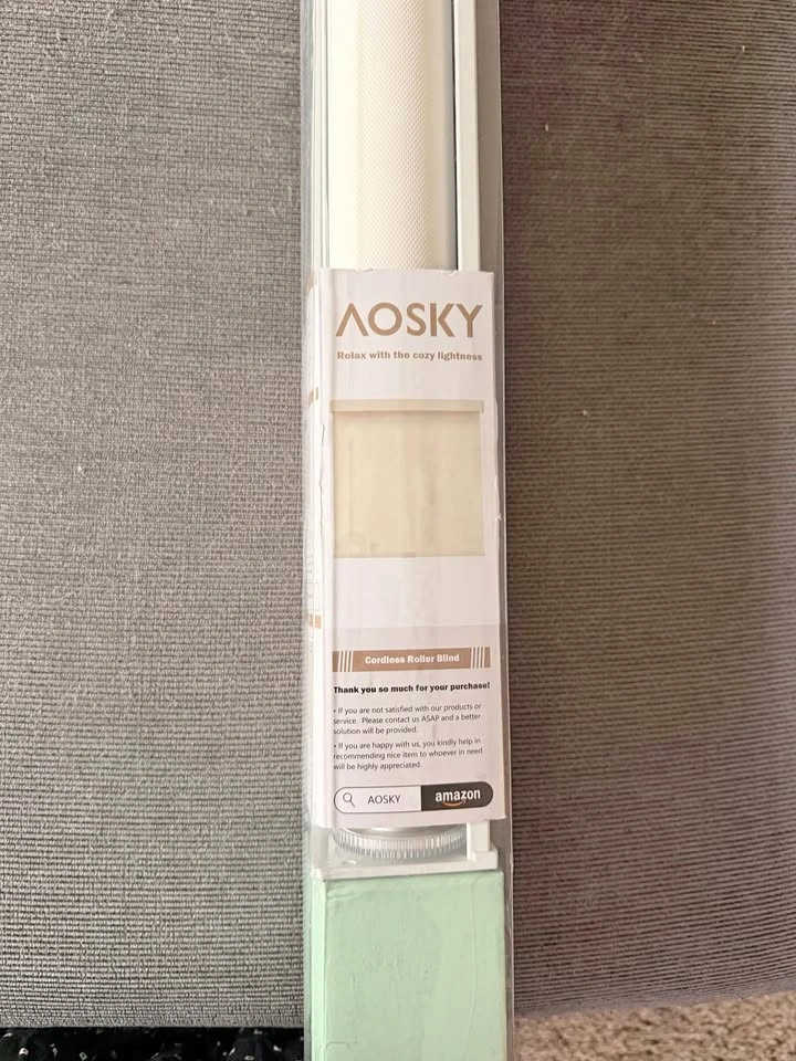 AOSKY Blackout Roller Shades Cordless Blinds