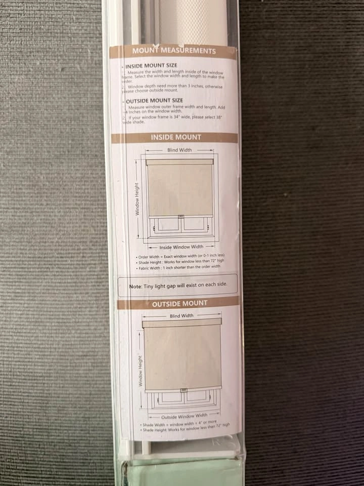 AOSKY Blackout Roller Shades Cordless Blinds - photo 3