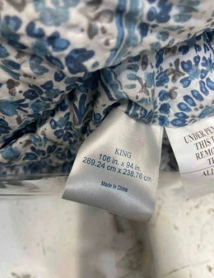 Madison Park Blue noa king comforter set 6 piece - photo 3