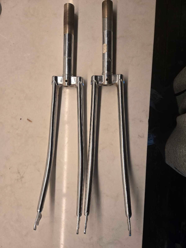 Chrome Bicycle Forks - Road