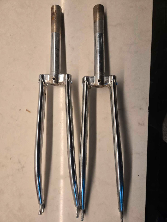 Chrome Bicycle Forks - Road - photo 2