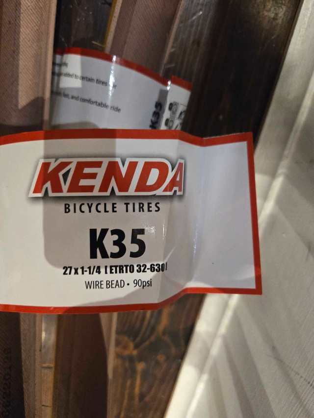 Kenda 27 x 1  1/4 Brand New Gumwall Tires - photo 2