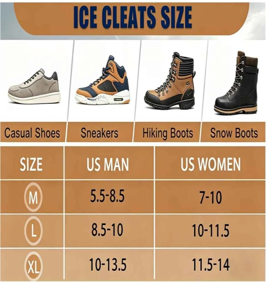 Moving Sale: Ice Traction Cleats (Large) - photo 4