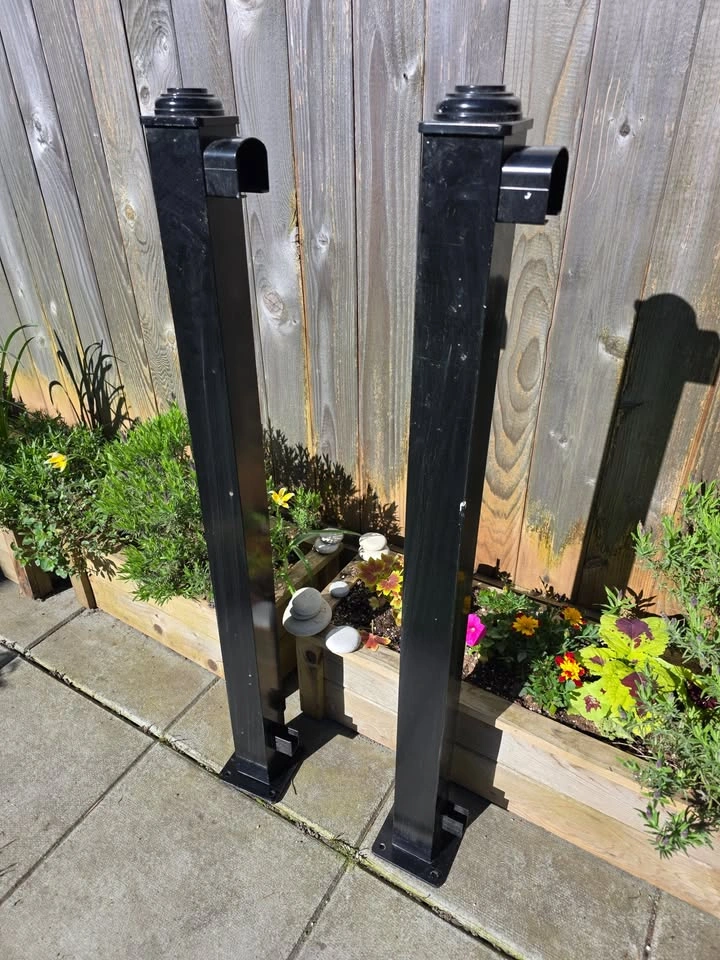 Black Aluminum Railing 2.5m - photo 4