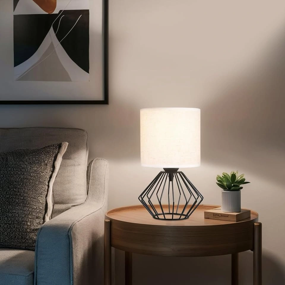 FLASH SALE NEW LAMPS! Set of 2 Modern Black Table Lamps – Minima - photo 2