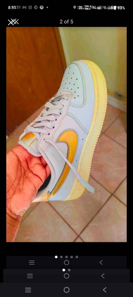 Nike Air Force 1 Girls Sneakers - photo 2