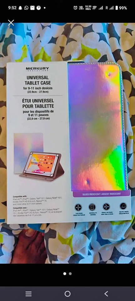 iPad 5 Generation Flip Cover 9-11 pouces Screen thumbnail