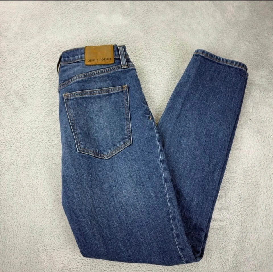 Denim Forum Yoko High Rise Slim Jeans Women's Sz 28x25 - photo 5
