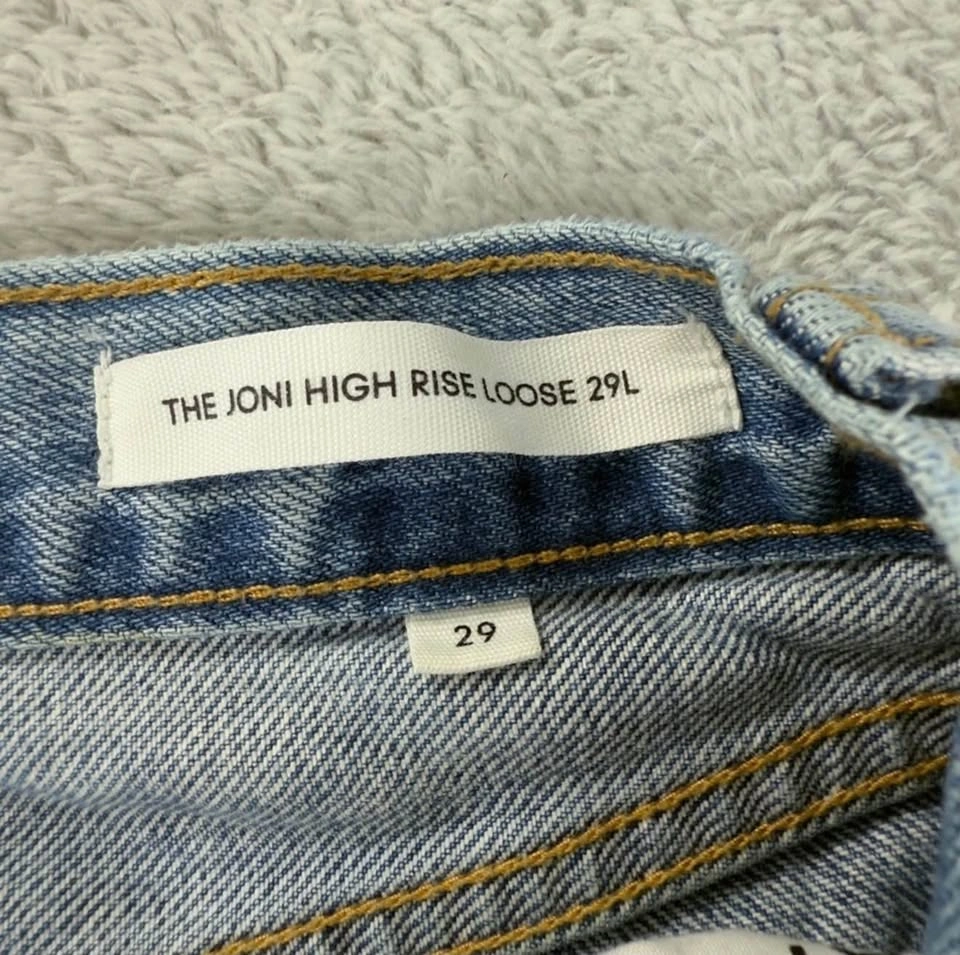 Denim Forum The Joni High Rise Loose 29L Women's Size 31x28 - photo 2
