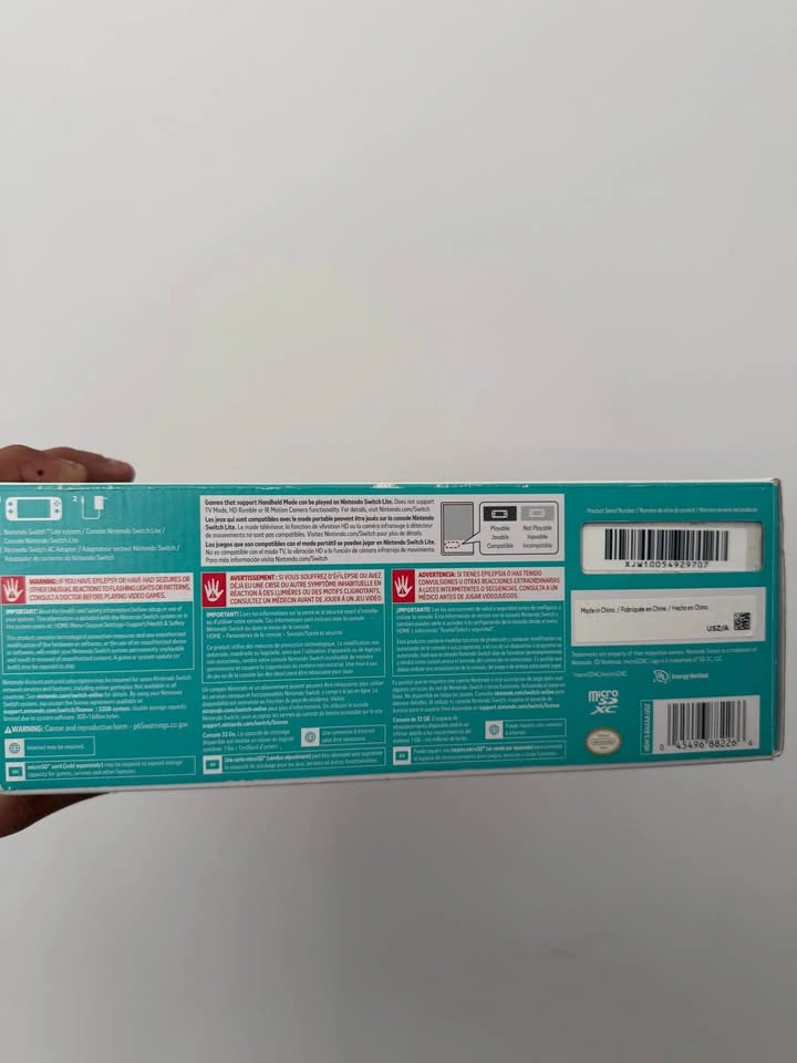 Nintendo Switch Lite Turquoise – BRAND NEW Sealed - photo 2