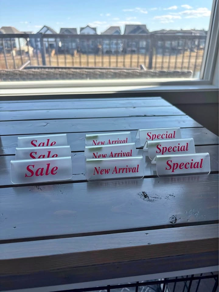 New Retail Counter Signs - 9 Total