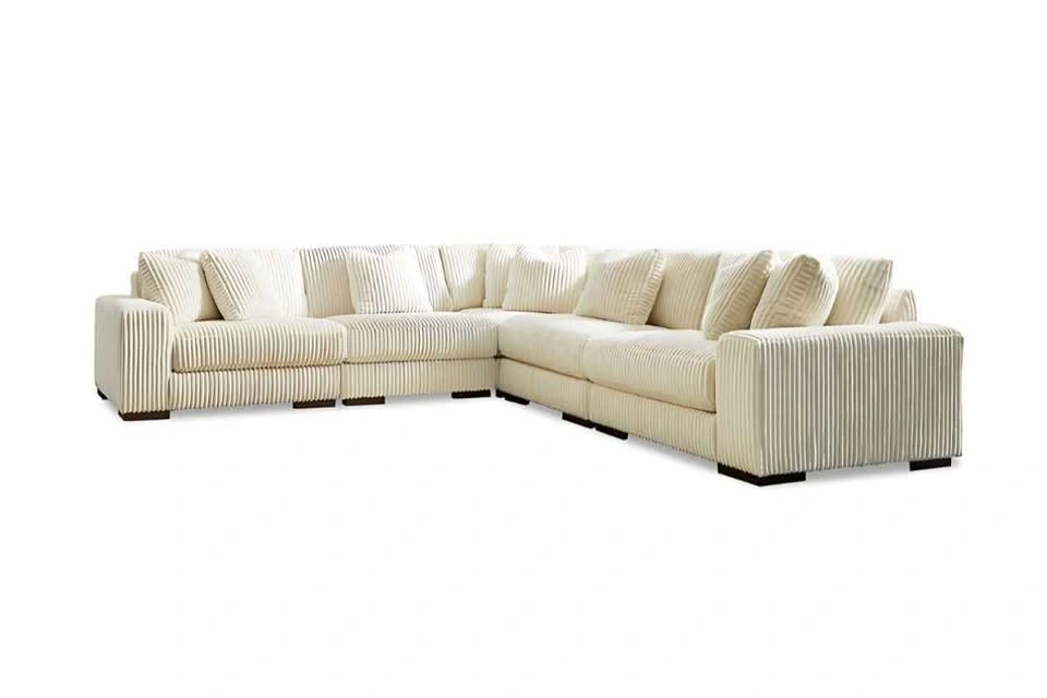 5-Piece Corduroy Sectional
