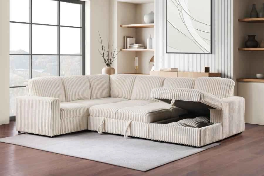 Devonshire Sleeper Sectional With Storage - photo 3