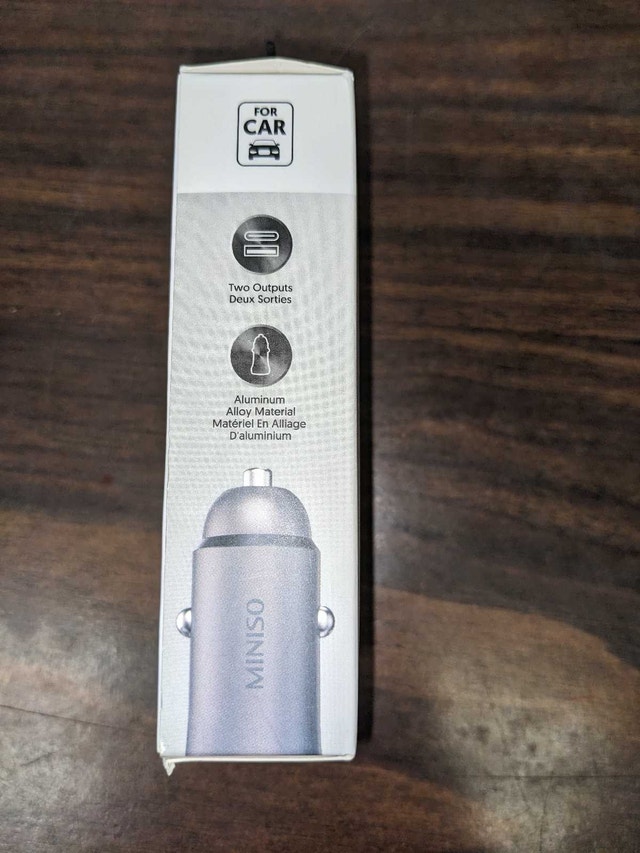 Car charger USB C 2.4 Amps from Miniso - photo 5