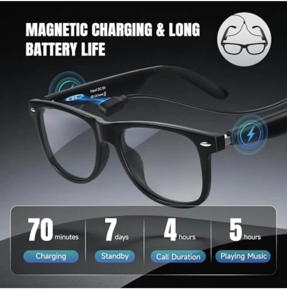 (New) Smart Glasses-Bluetooth Blue Light Glasses - photo 5