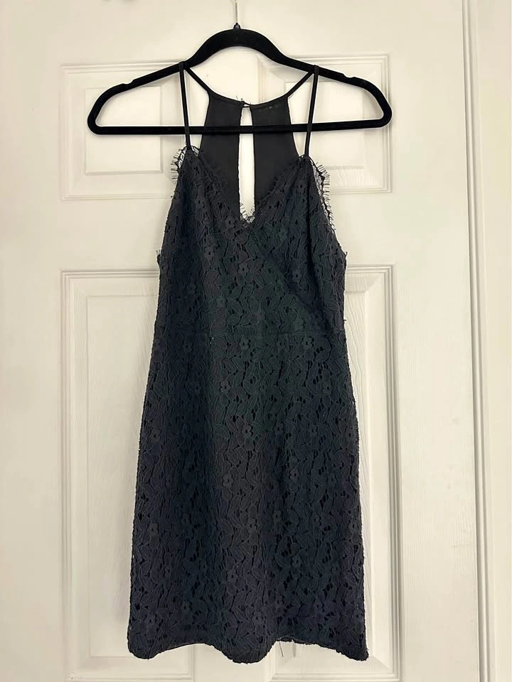 Floral Lace Mini Dress