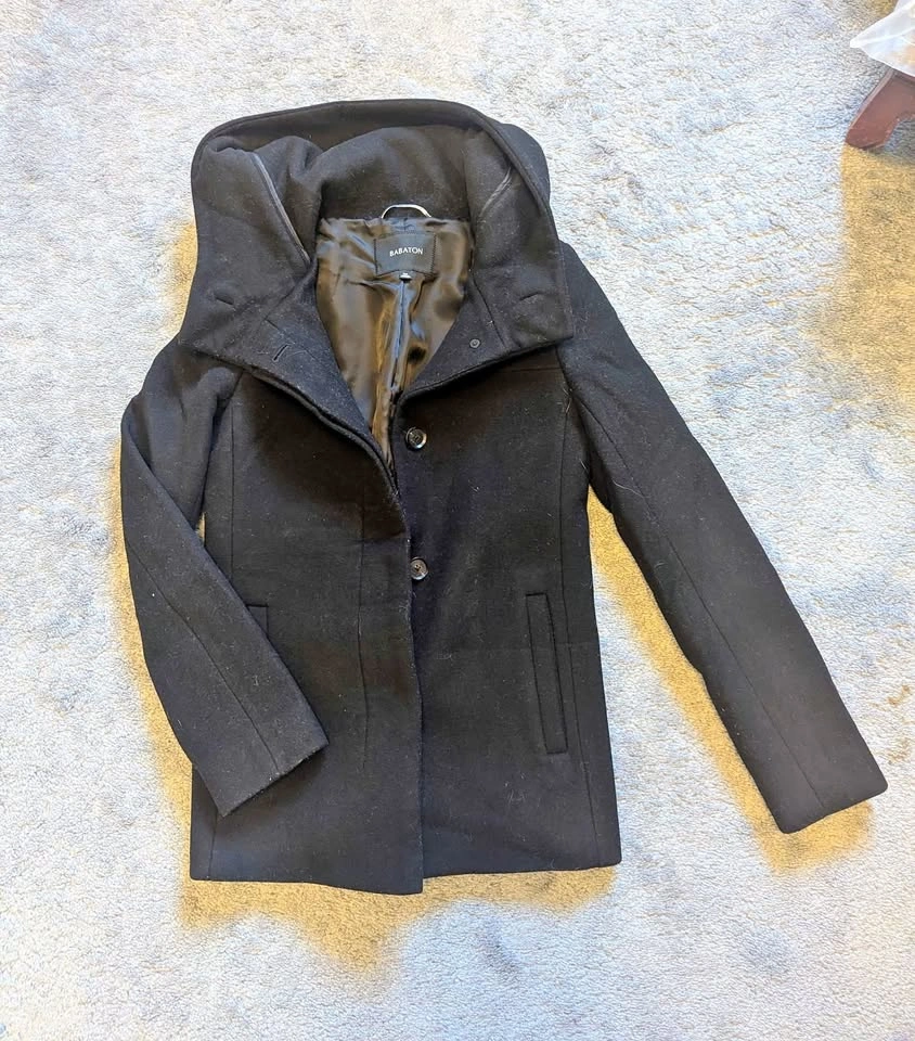 Babaton Aritzia Wool Coat, XXS