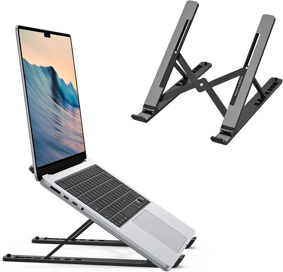 OMOTON Laptop Stand for Desk Ergonomic Adjustable