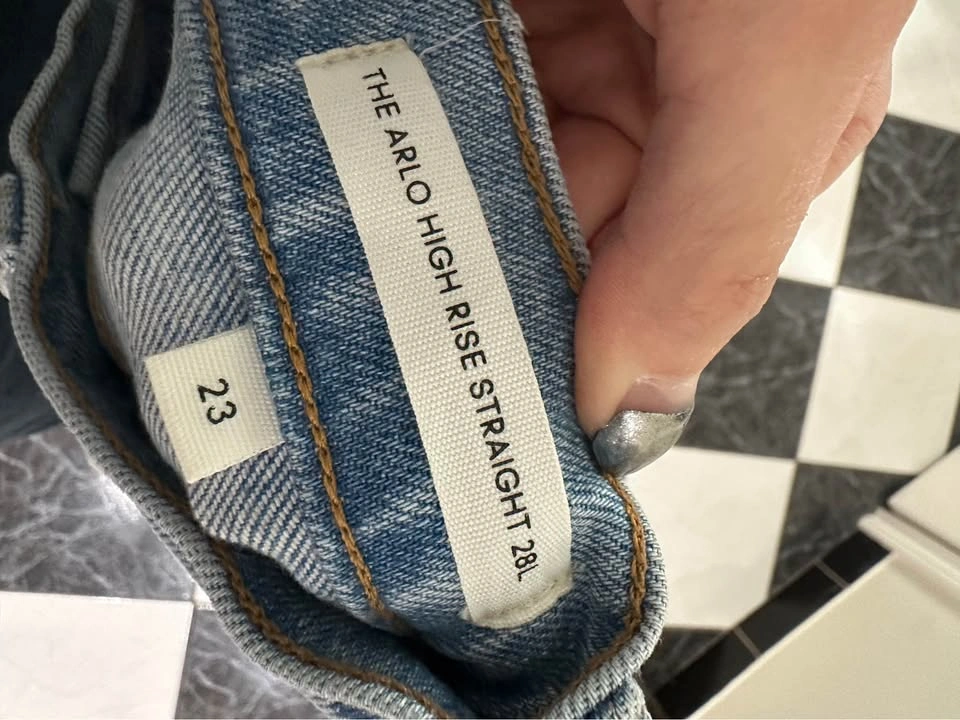 Denim Forum Arlo High Rise Straight Jeans - photo 3