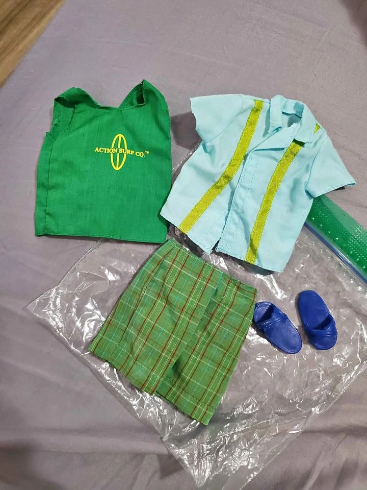 Vintage Ken Doll "Action Surf Co." Outfit (Late 1980s)