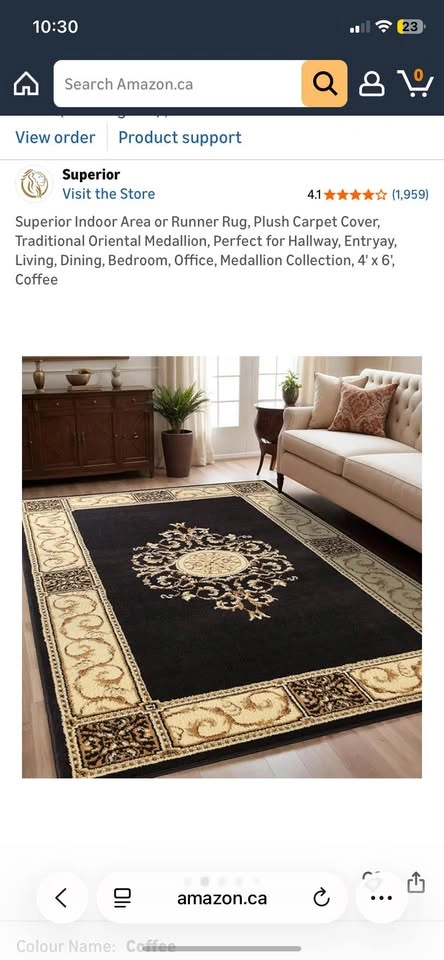 Superior Medallion Collection Indoor Area Rug - photo 2