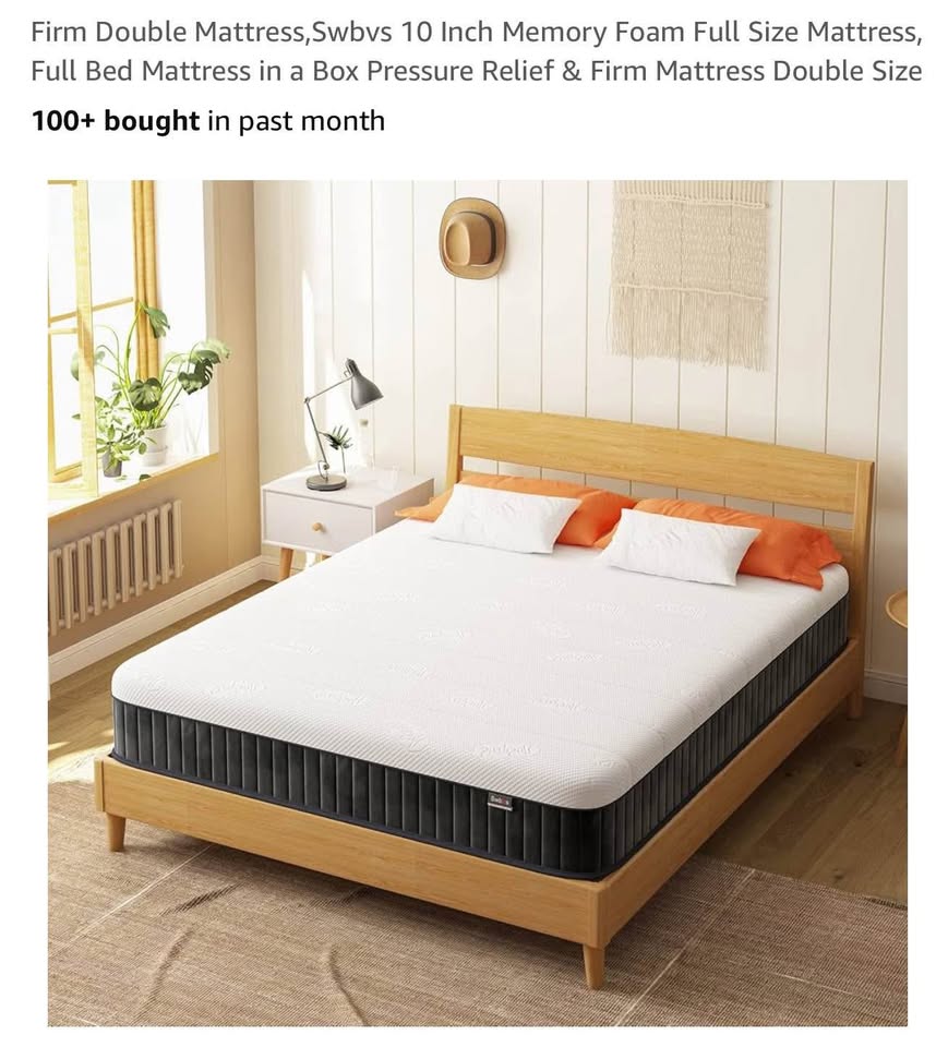 Firm Double Mattress,Swbvs 10 Inch Memory Foam - photo 2