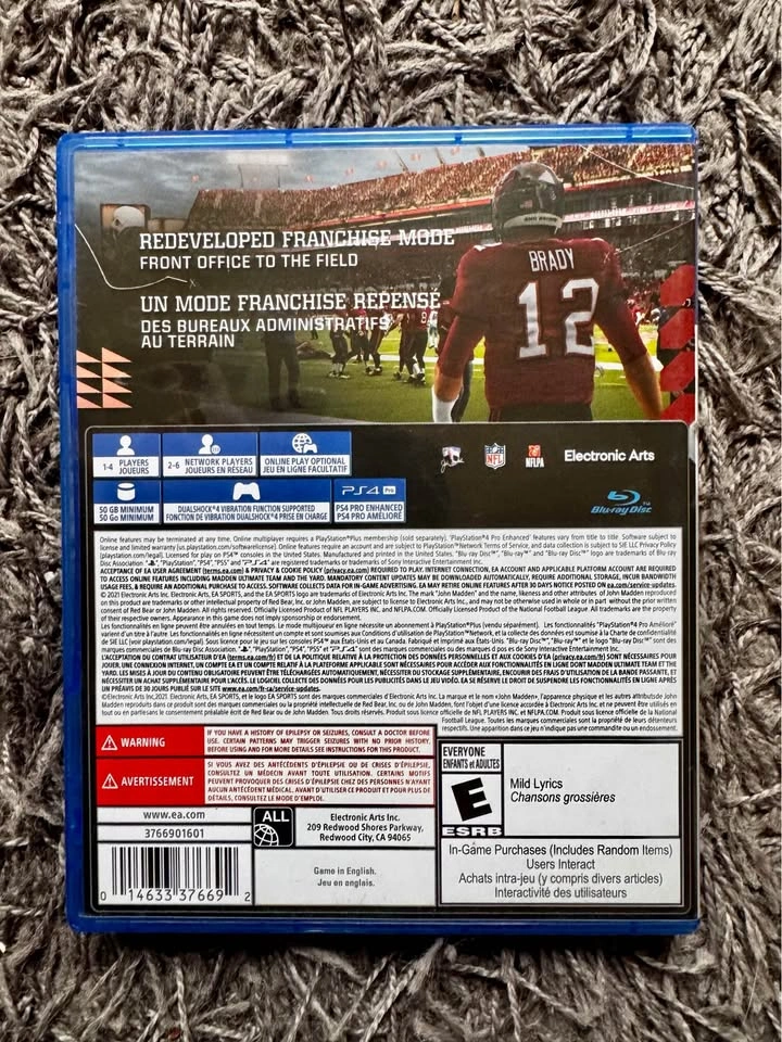 Madden 22 video game PS4 - photo 2