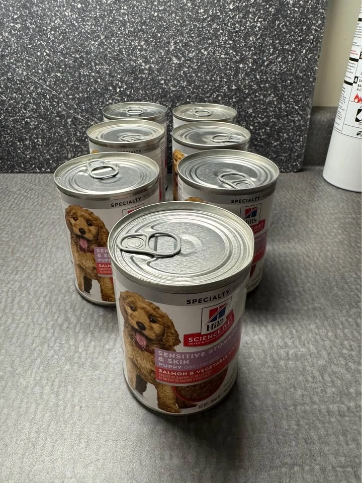 Sensitive skin and stomach puppy wet food 7 cans - photo 2