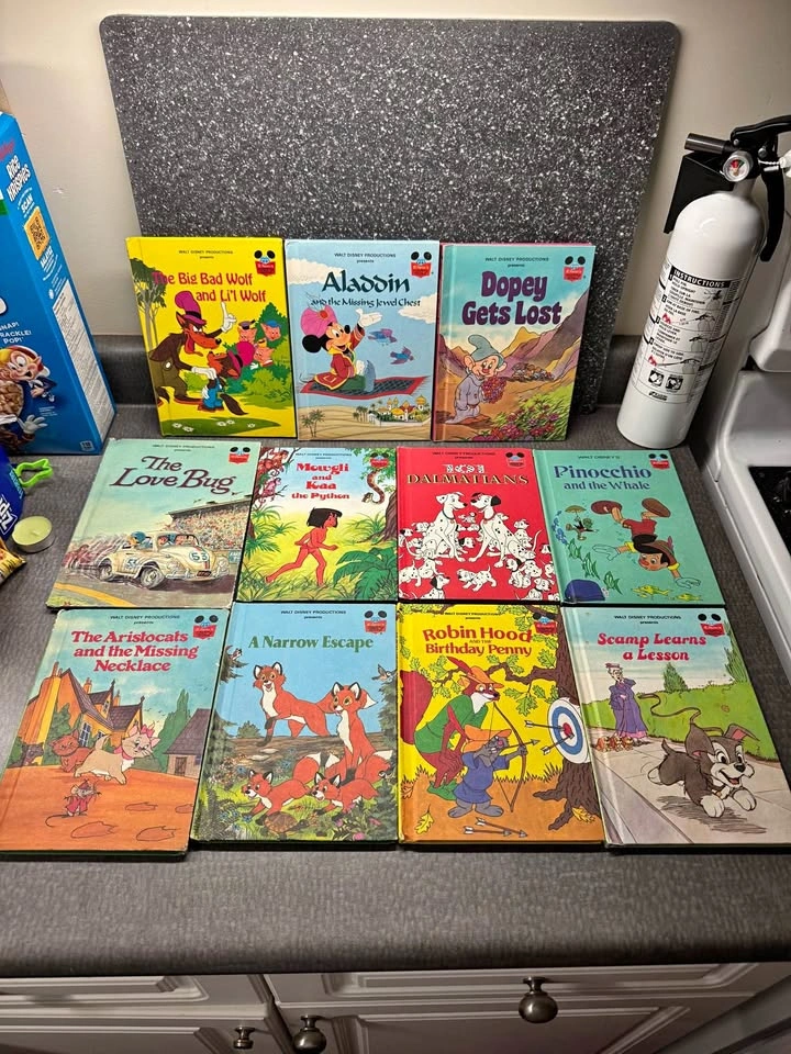 Vintage Disney's Wonderful World Of Reading Books