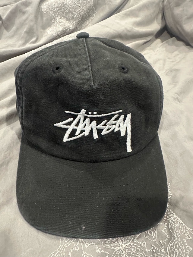 black stussy cap