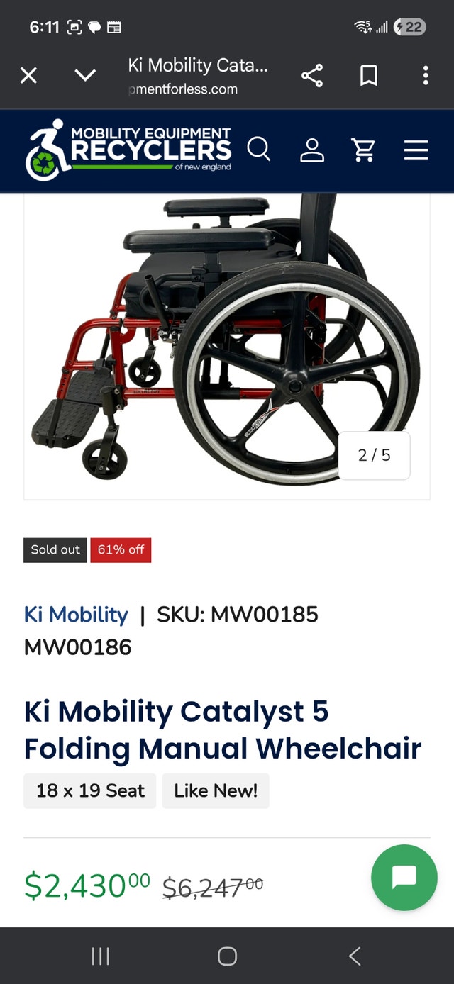 Catalyst Pink Wheelchair - Gently Used - photo 4
