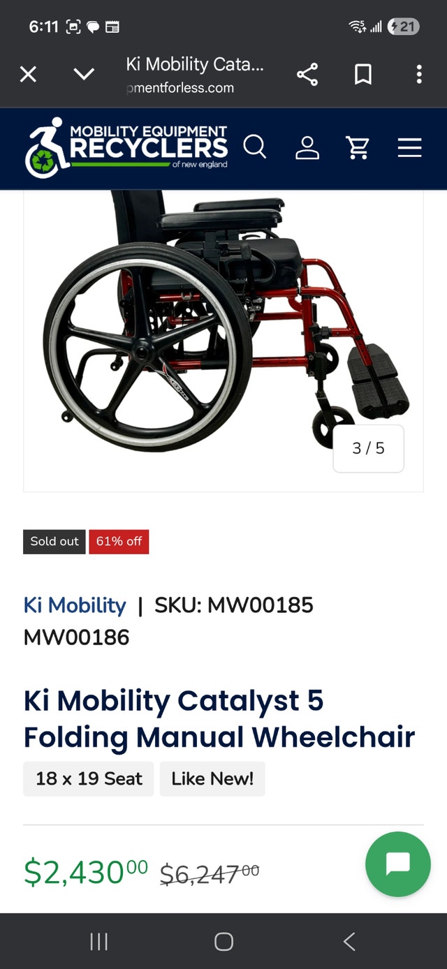 Catalyst Pink Wheelchair - Gently Used - photo 5