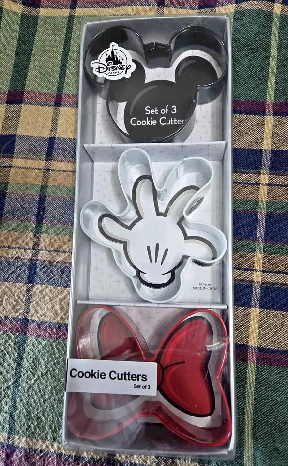 New Disney Parks Cookie Cutters Set of 3