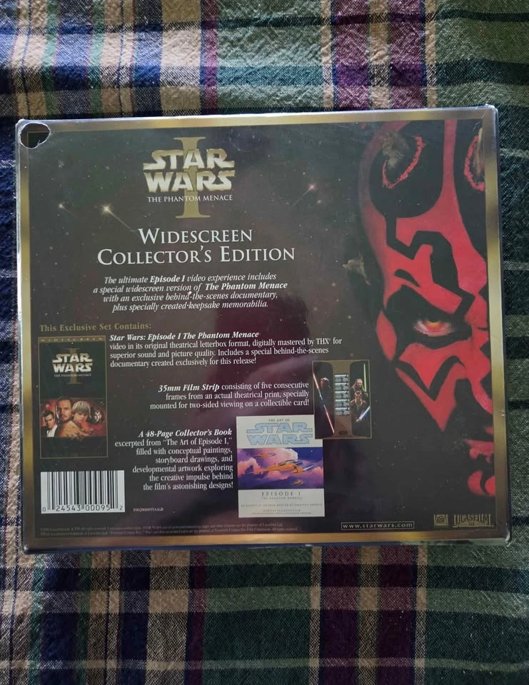 New Unopened Star Wars Episode 1 Phantom Menace VHS - photo 2
