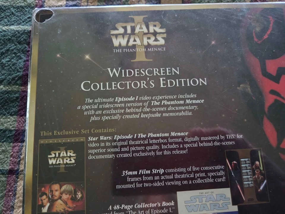 New Unopened Star Wars Episode 1 Phantom Menace VHS - photo 4