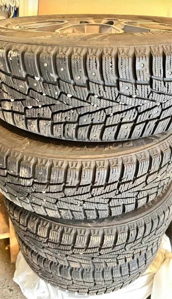 Studded Winter Tires with FAST Rims - Used 2 Winters - photo 2
