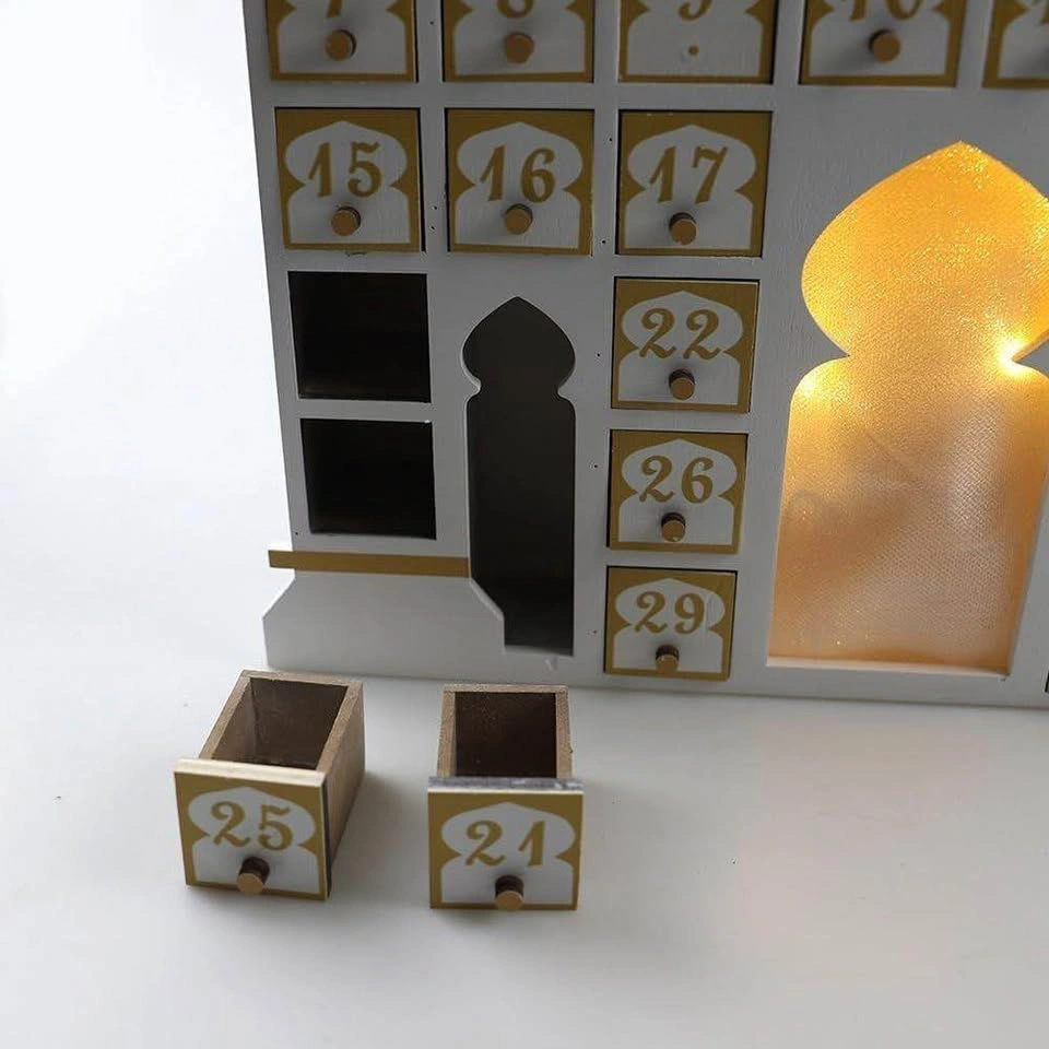 Wooden Ramadan Eid Advent Calendar - photo 3