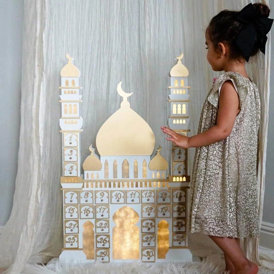Wooden Ramadan Eid Advent Calendar - photo 4