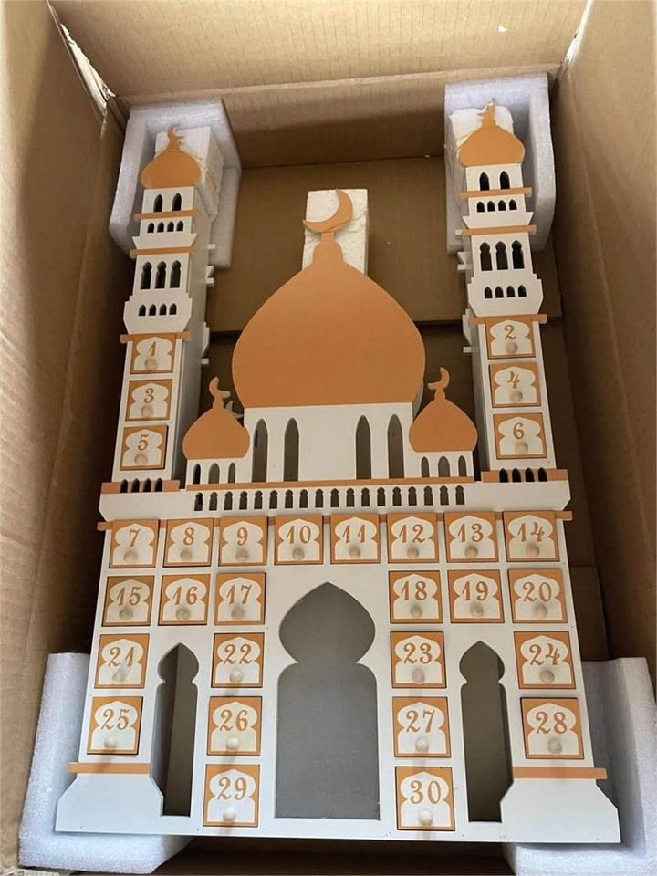 Wooden Ramadan Eid Advent Calendar - photo 5