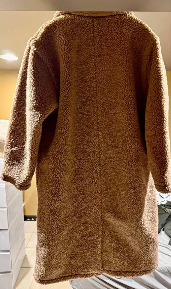 Fabletics Teddy Long Coat - Size XL