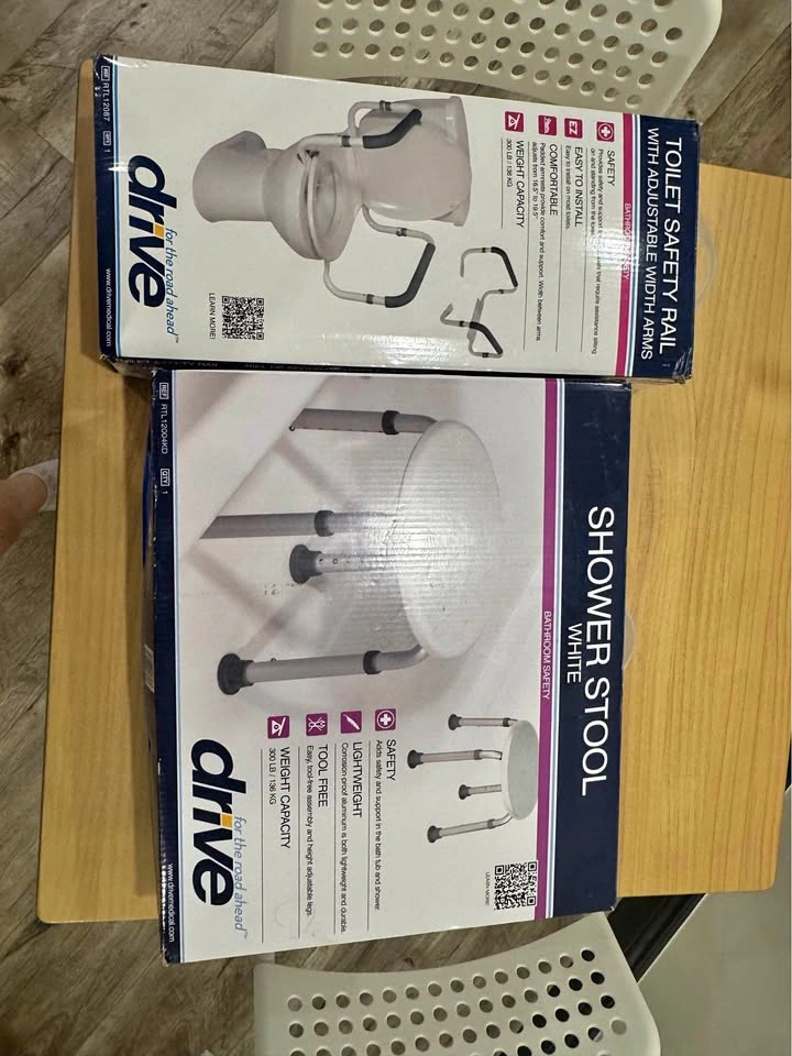 Toilet Safety Handrails & Shower Stool