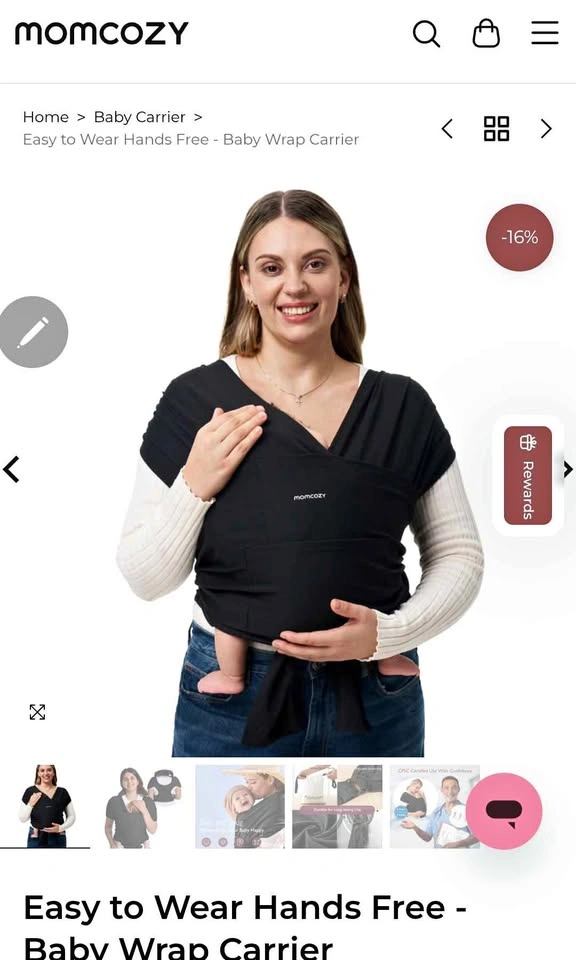 Baby wrap carrier
