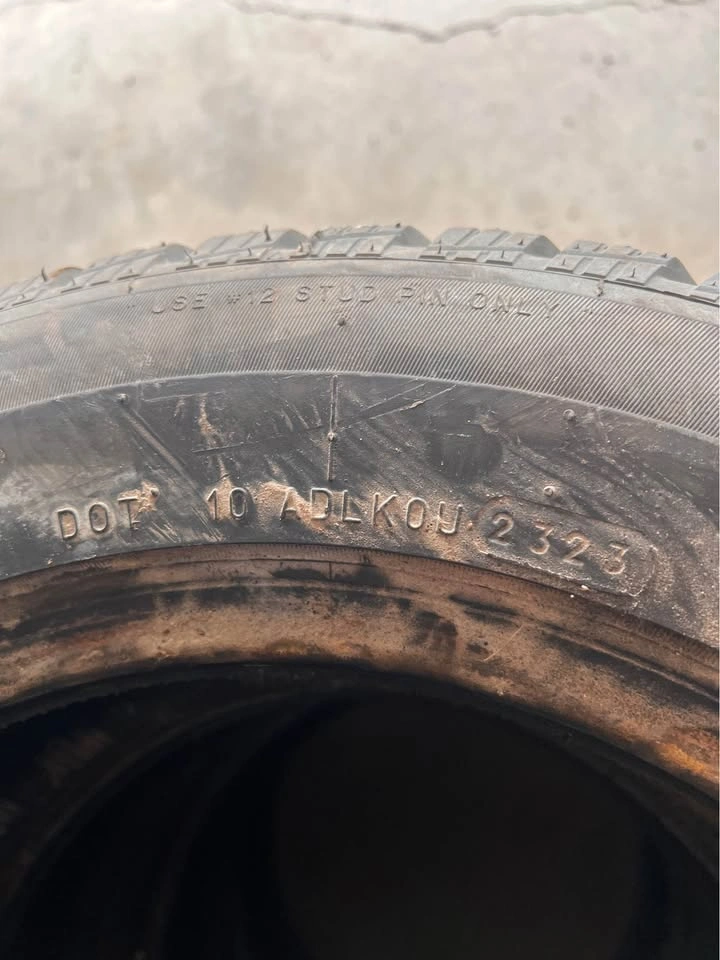 4 Winter Tires Tiger Paw Uniroyal 185/65/15 - photo 5