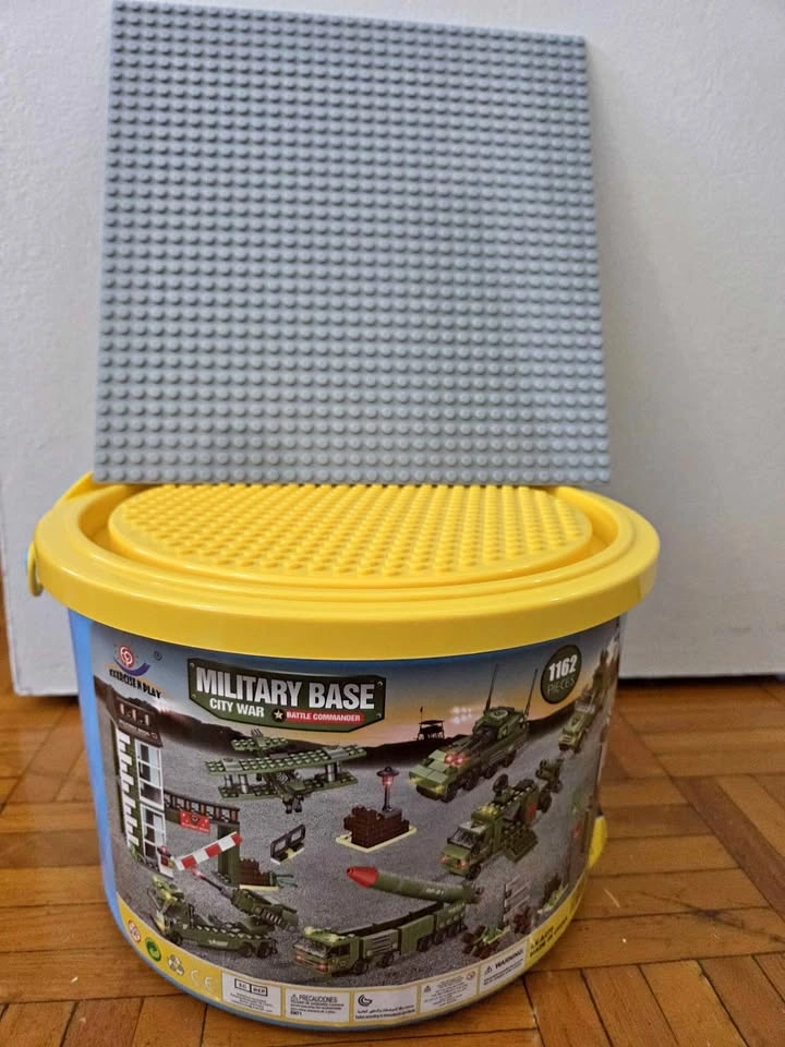 LEGO BLOCKS: 1162 Pcs City War Battle Blocks Set, Army Military