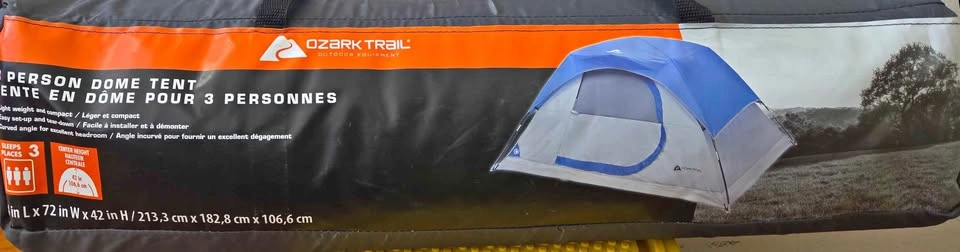 Ozark Trail - 3 Person Dome Tent
