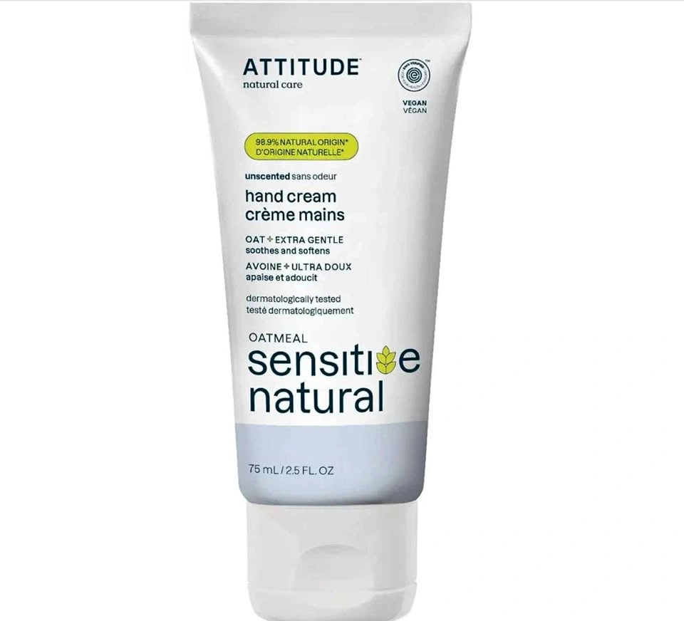 ATTITUDE Hand Cream for Sensitive Skin with Oat