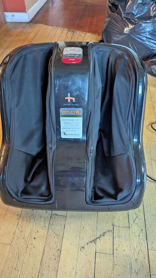 Human touch foot and calf massager